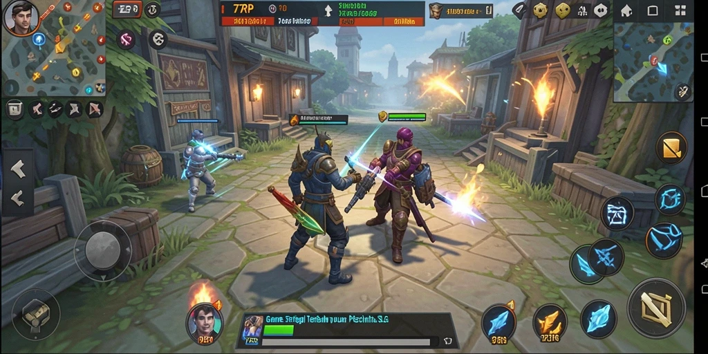 Tampilan menarik dari gameplay SLG di 77RP.