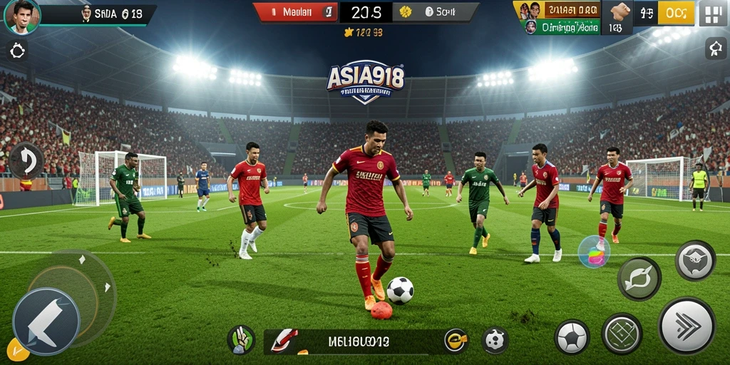 Tampilan gameplay seru dari ASIA918, menampilkan berbagai olahraga.