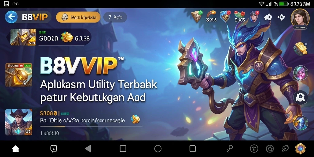 Tampilan layar utama B8VIP dengan fitur pengelolaan tugas yang intuitif.