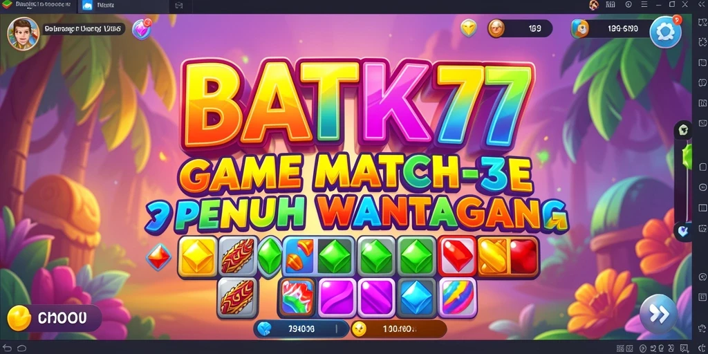Tangkapan layar gameplay BATIK77 yang menampilkan keseruan mencocokkan pola batik.