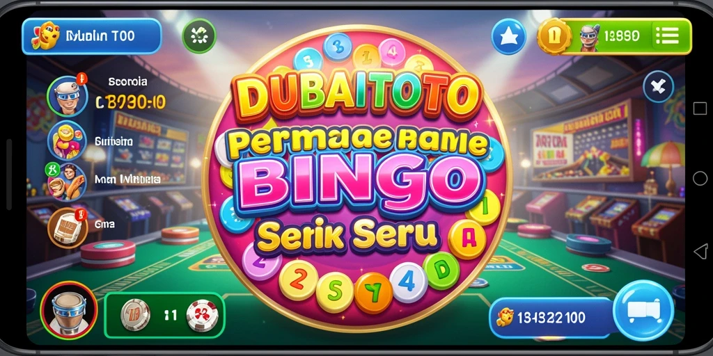 Screenshot gameplay DUBAITOTO yang menampilkan keseruan Bingo.