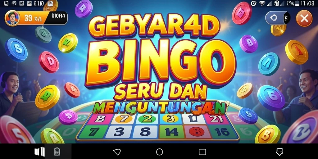 Tampilan gameplay Bingo yang seru di GEBYAR4D.