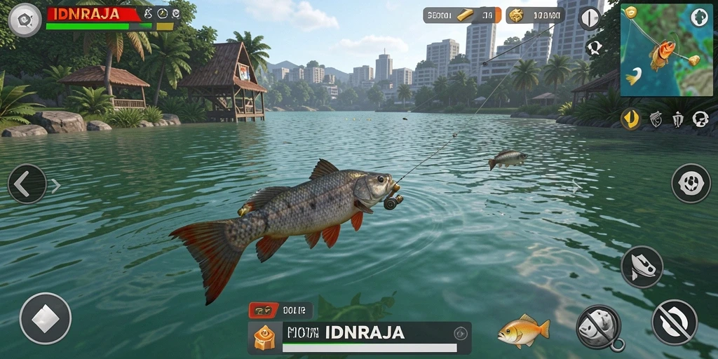 Tangkapan ikan terbesar di IDNRAJA dengan grafis menakjubkan.