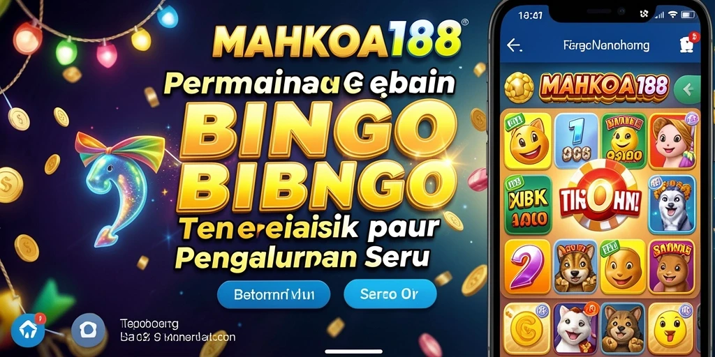 Tampilan gameplay Bingo yang menarik dan interaktif.