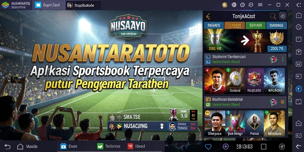 Screenshot NUSANTARATOTO menampilkan antarmuka taruhan yang menarik.