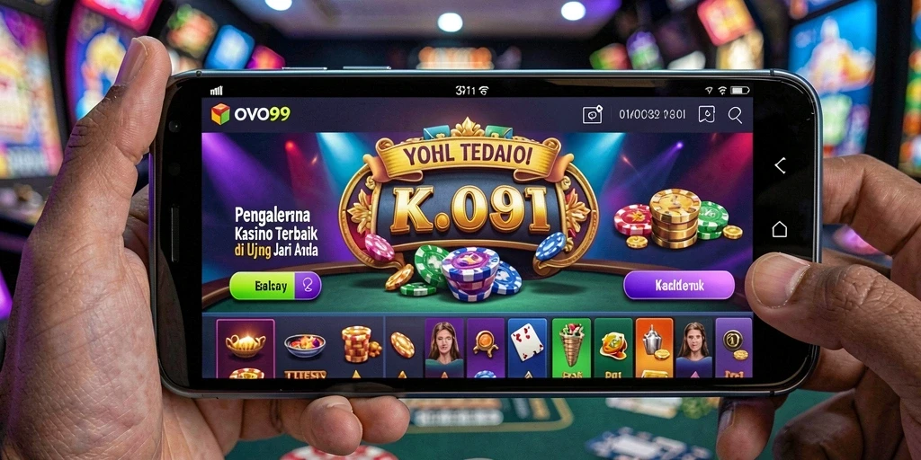 Tampilan gameplay Kasino yang seru dan mendebarkan di OVO99.