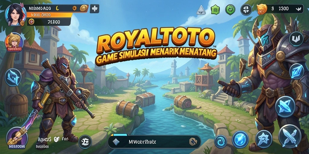 Screenshot gameplay ROYALTOTO menampilkan fitur simulasi yang menarik.