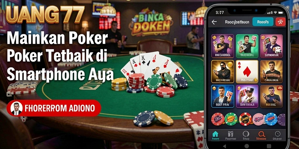Tampilan gameplay UANG77 yang seru dan menantang dalam permainan Poker.
