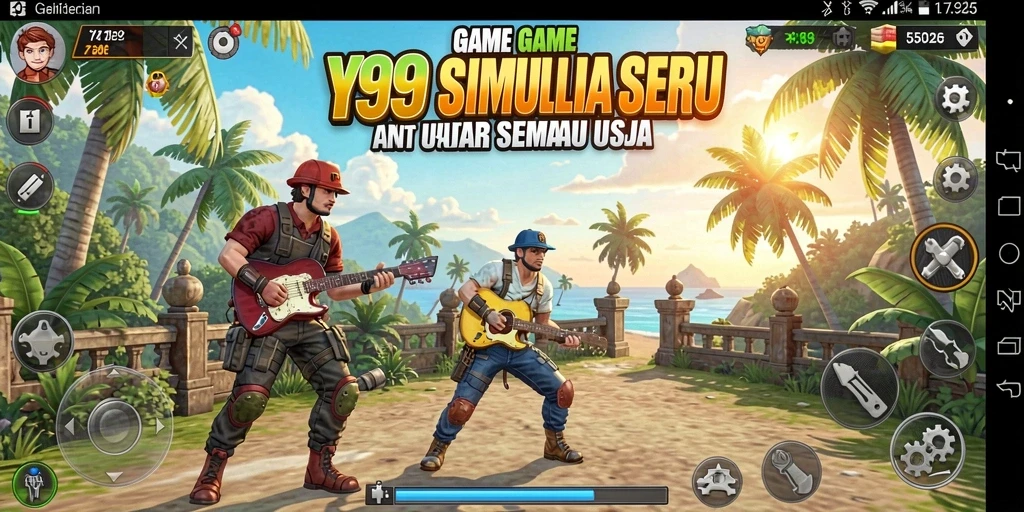 Tampilan gameplay menarik dari Y89 dengan grafik yang menawan.
